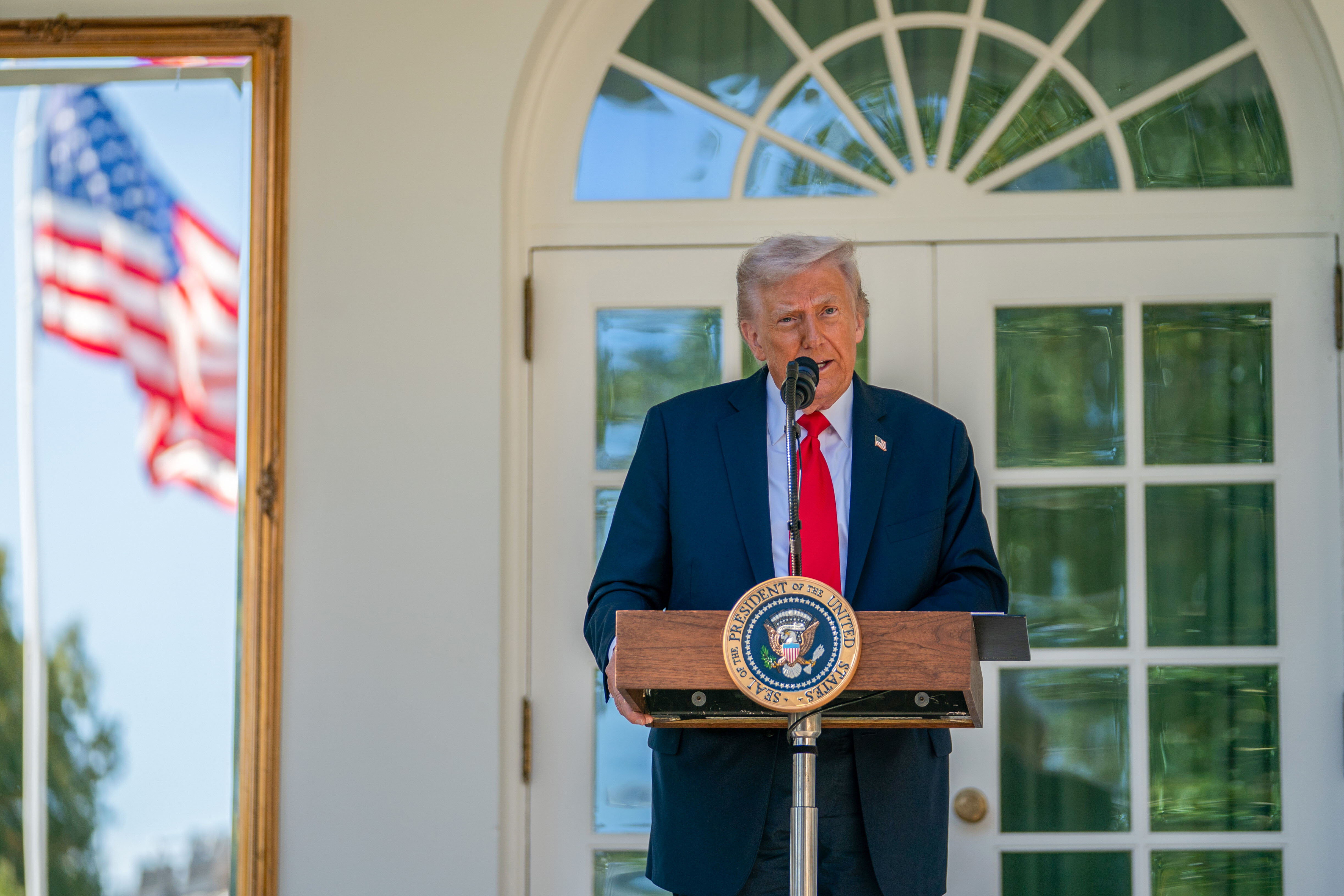 Das Vertrauen der Deutschen in die transatlantische Partnerschaft hat unter der Präsidentschaft von Donald Trump deutlich gelitten. 