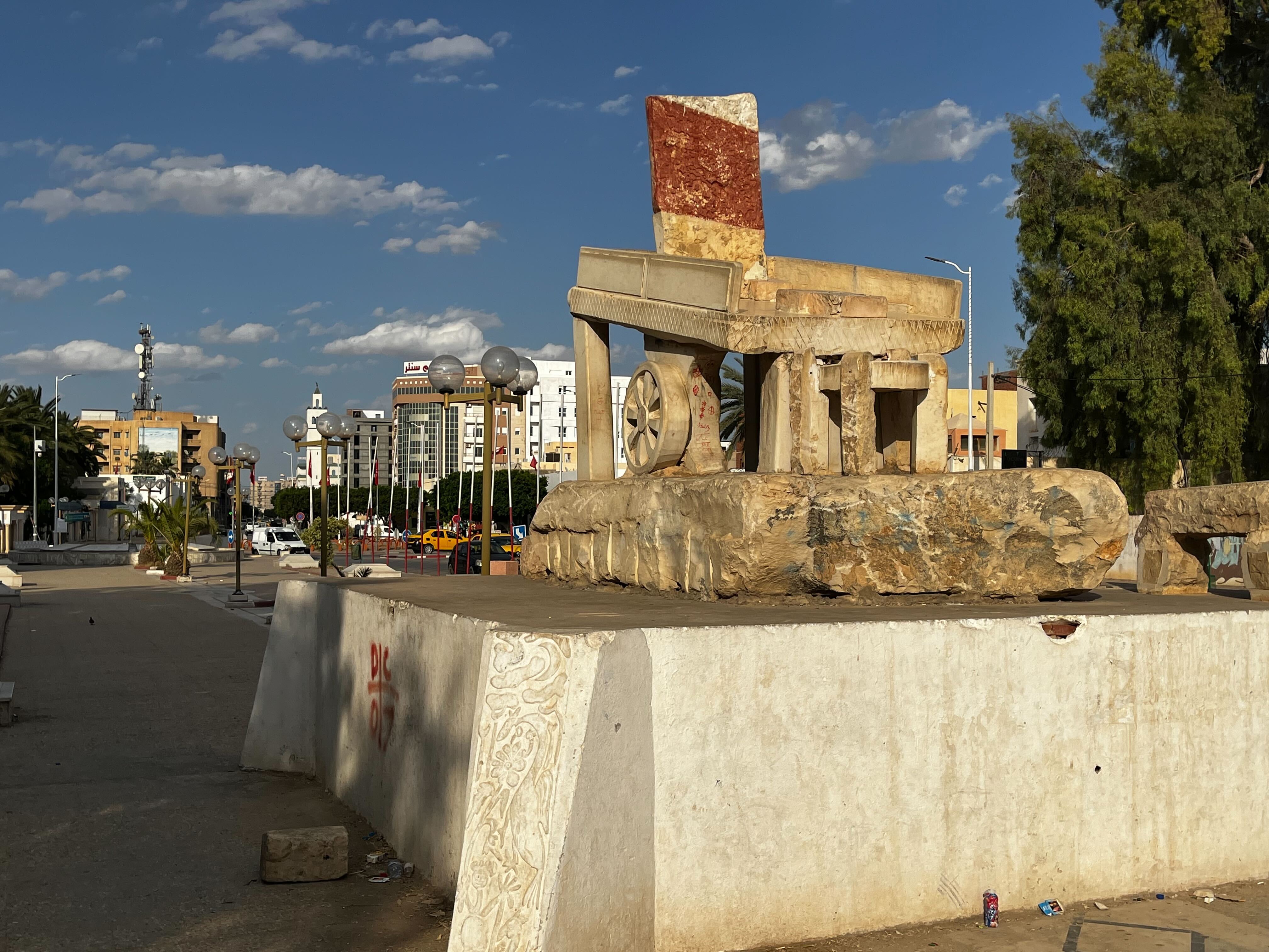 Das Denkmal für Mohamed Bouazizi in seiner Heimatstadt Sidi Bouzid