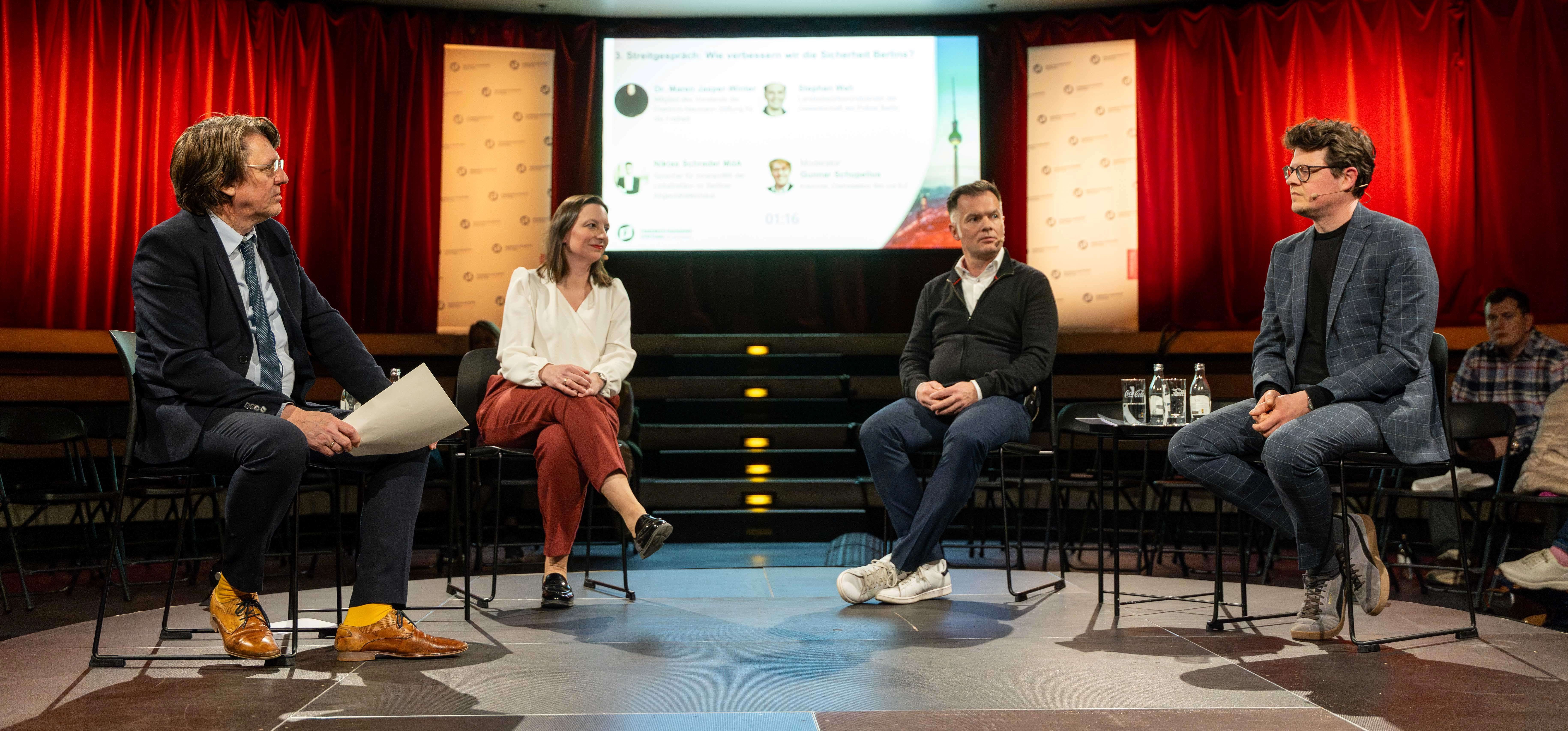 Diskussion bei den Berliner Zukunftsdebatten