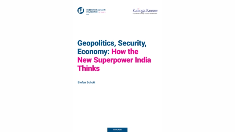 Cover of Geopolitics, Security, Economy: How the New Superpower India Thinks