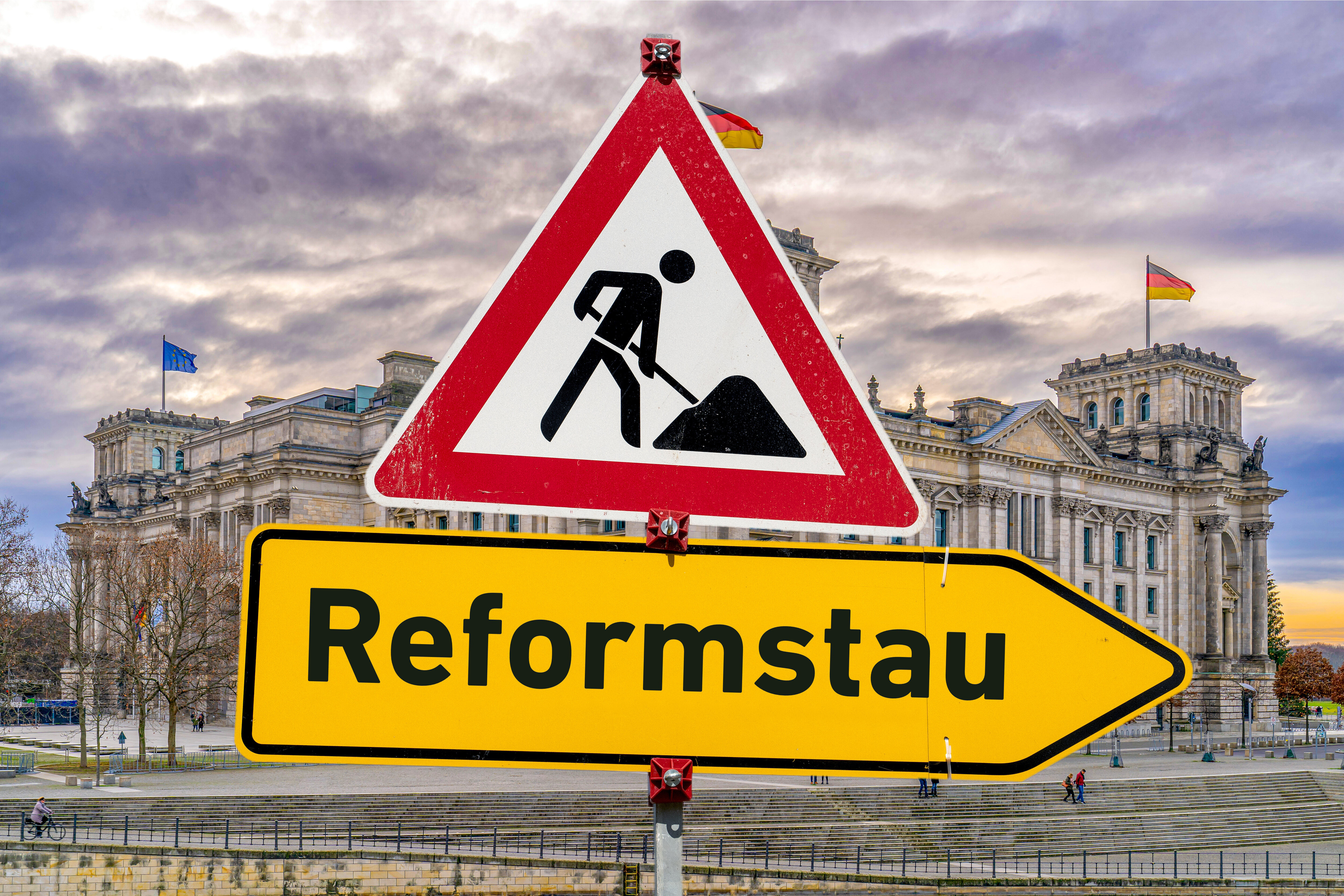 Symbolbild Reformstau in Deutschland