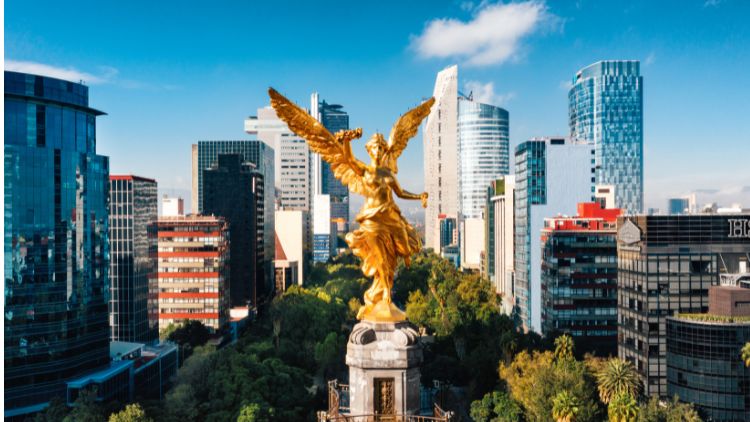 The Independence Angel in Mexico City