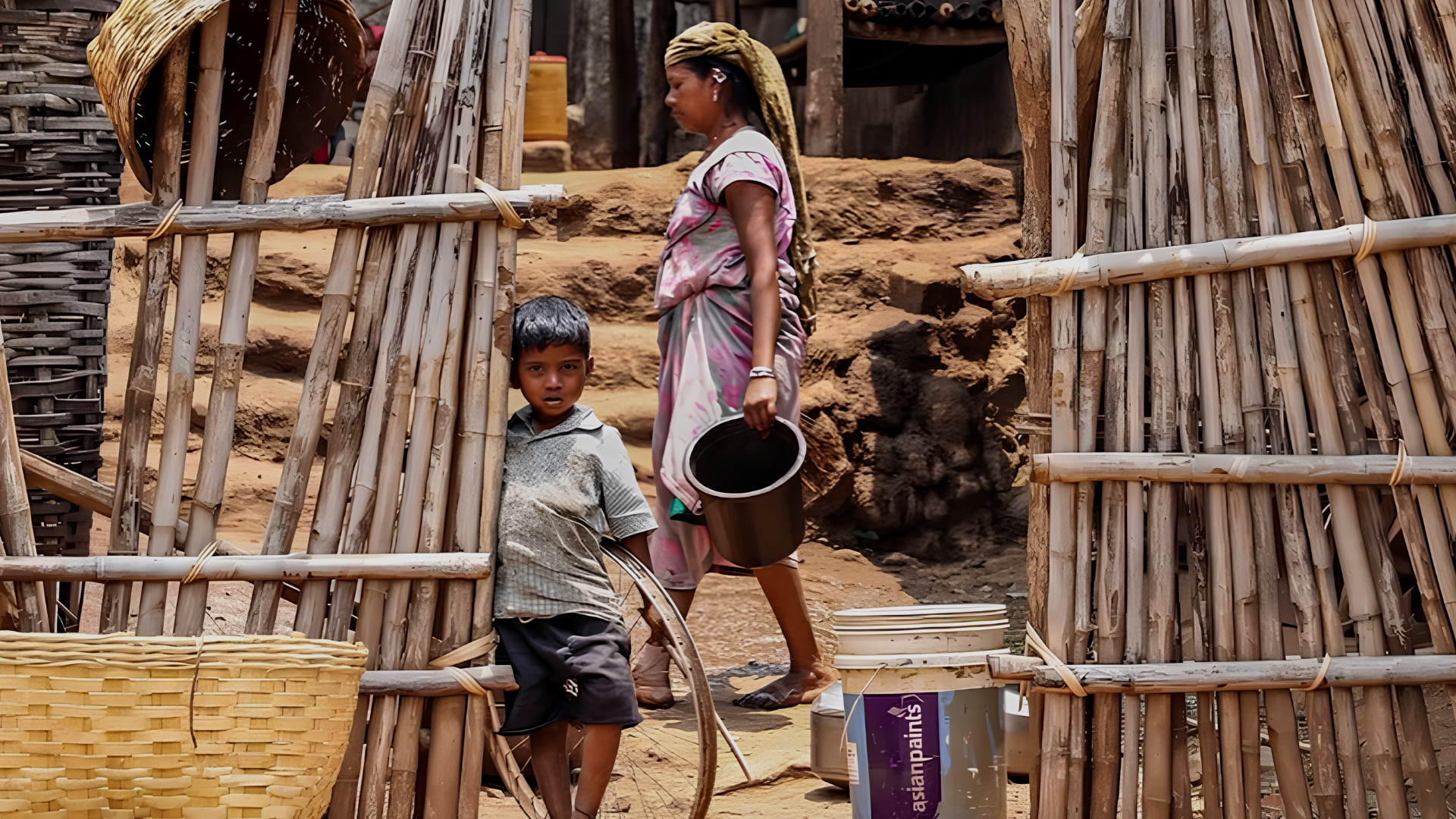 Picture of kid from Indian Village