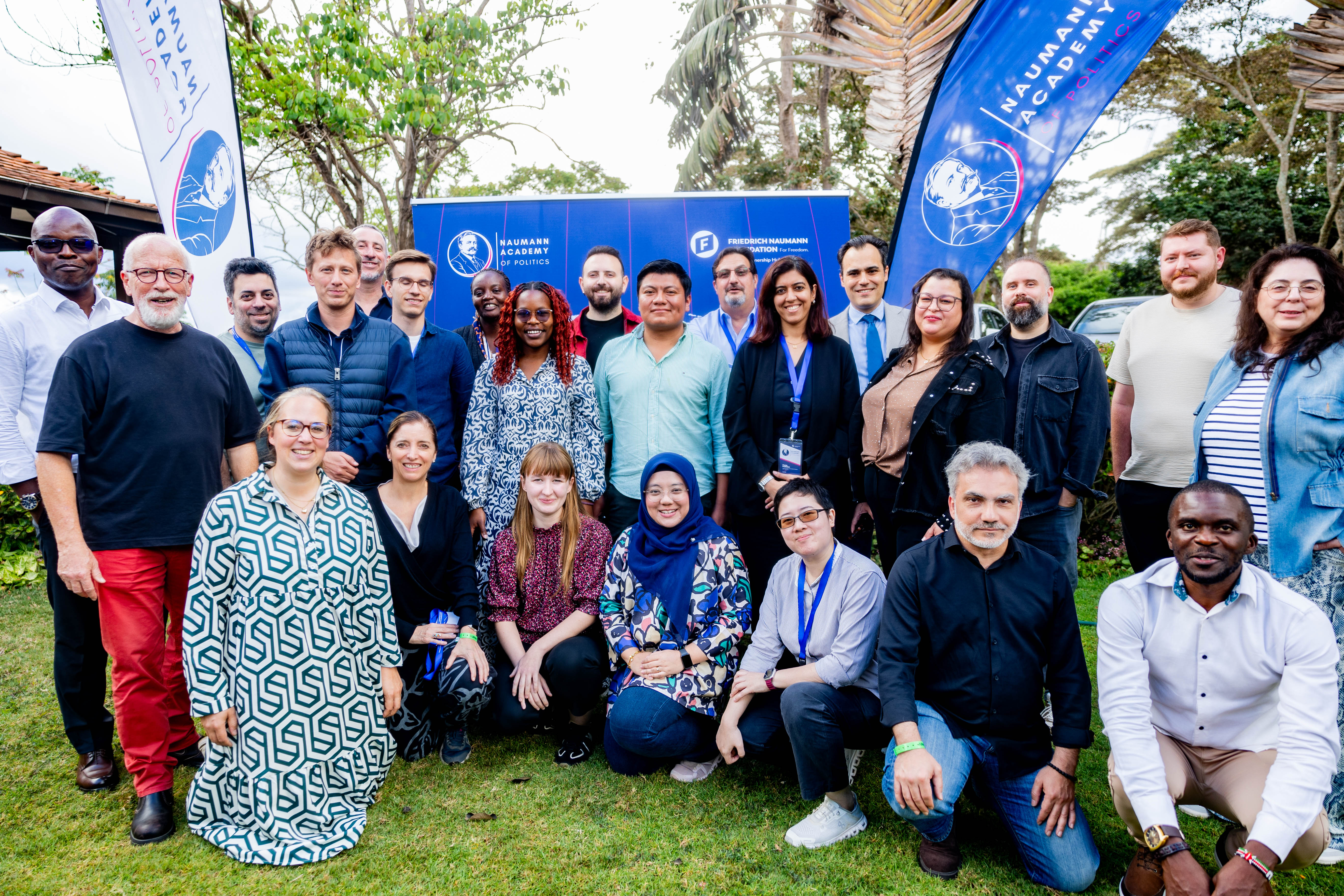 FNF seminar cohort from 19 countries.