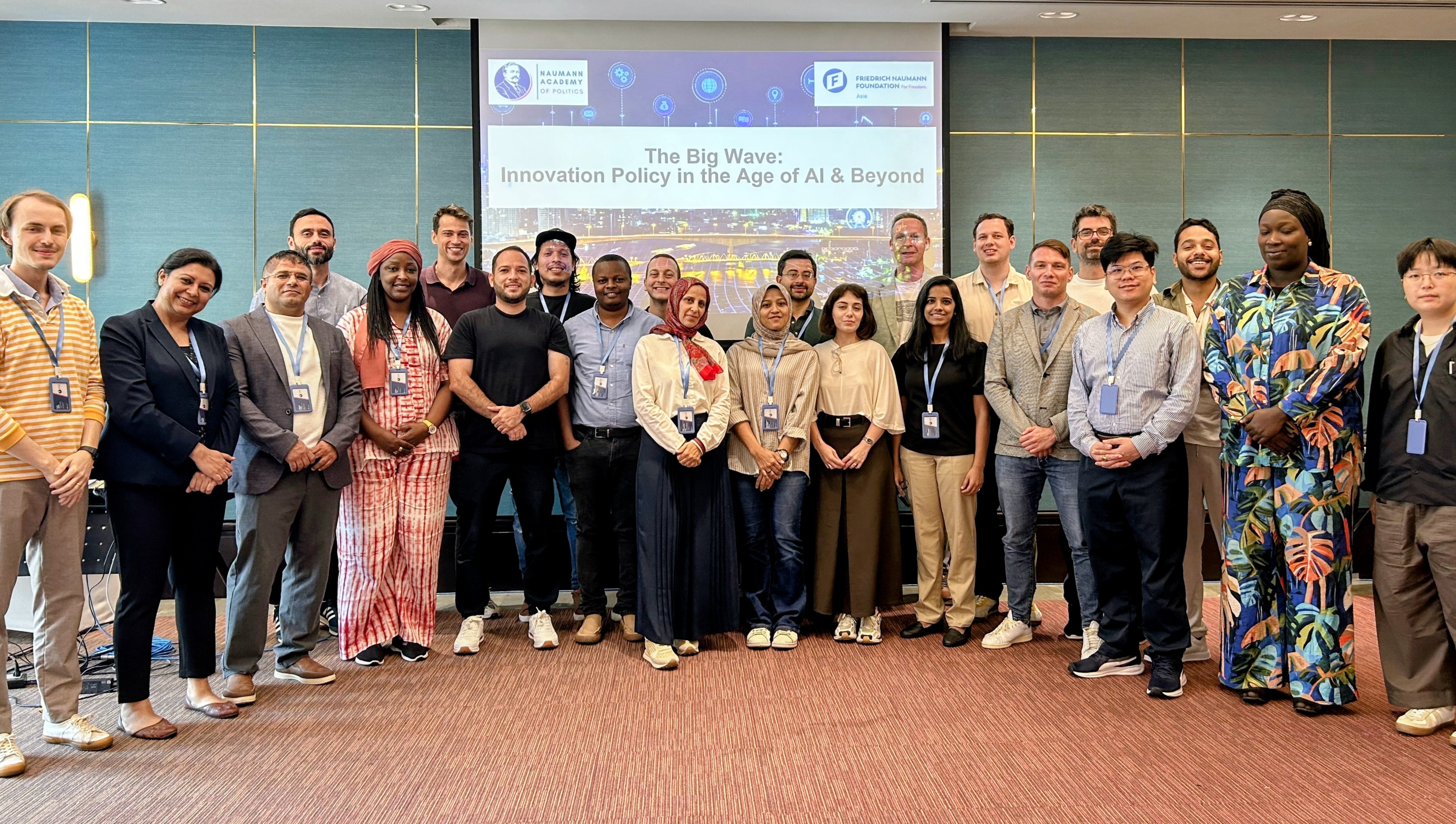 The Big Wave seminar group picture