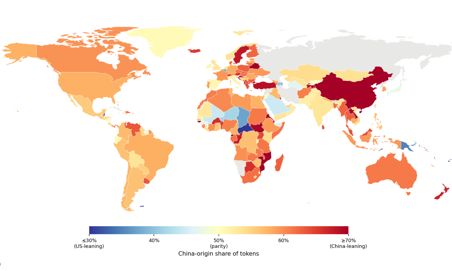 China- vs US-origin Model Use by Country (August 2026)