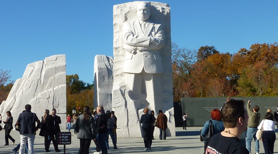 The recently inaugurated National Monument of Martin Luther King in Washington, DC