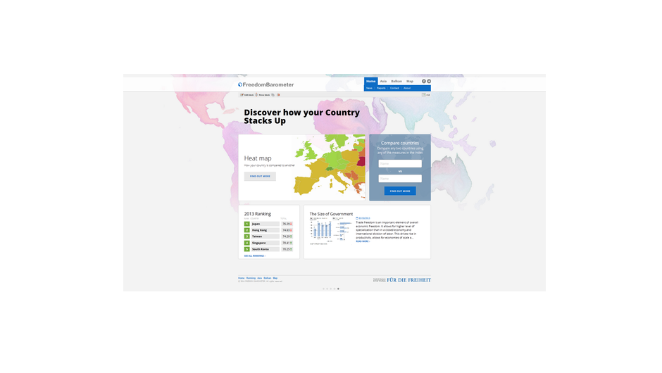 Freedom Barometer: New Webpage - New Outreach