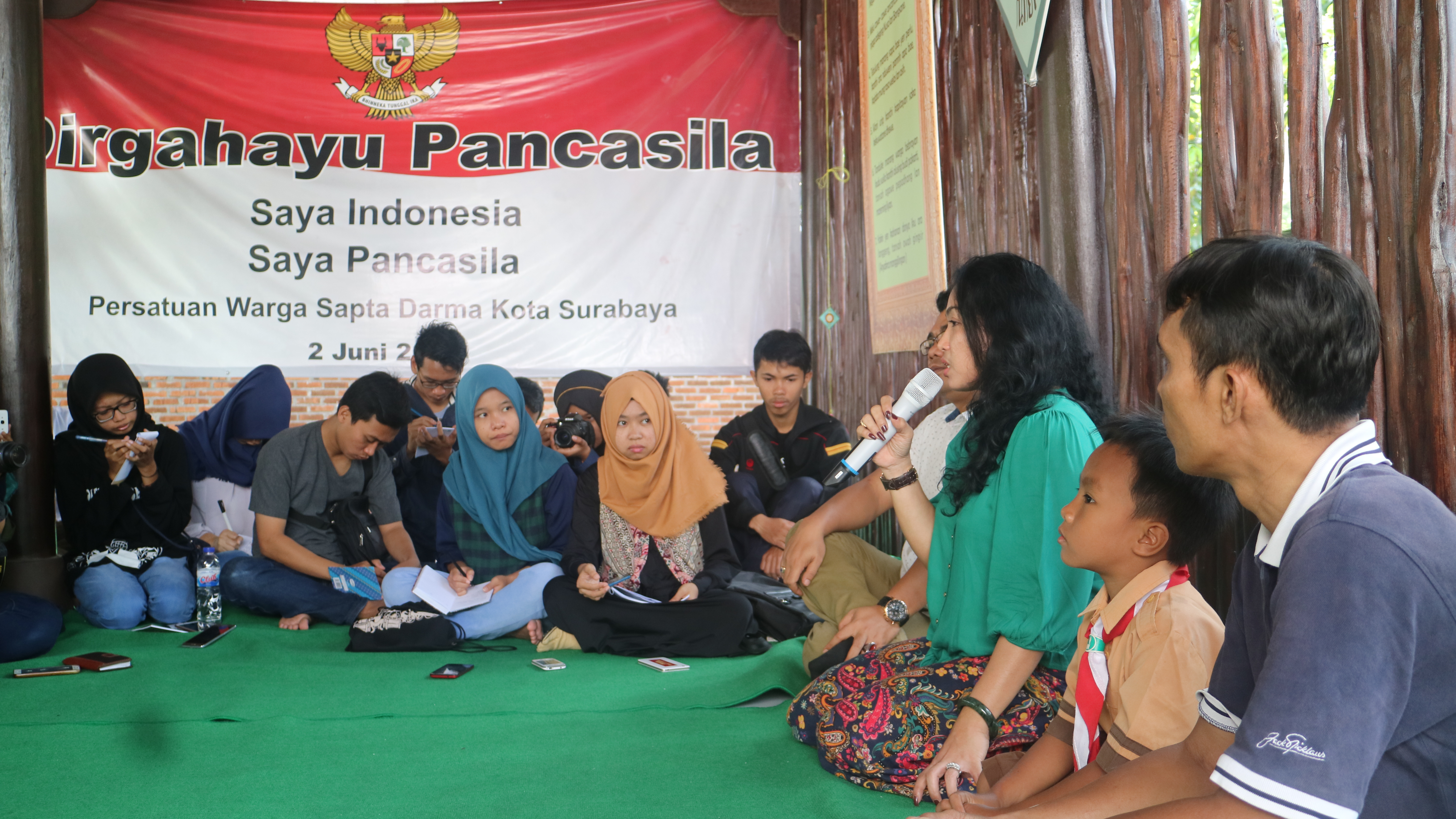 Kunjungan menemui penghayat Sapta Darma