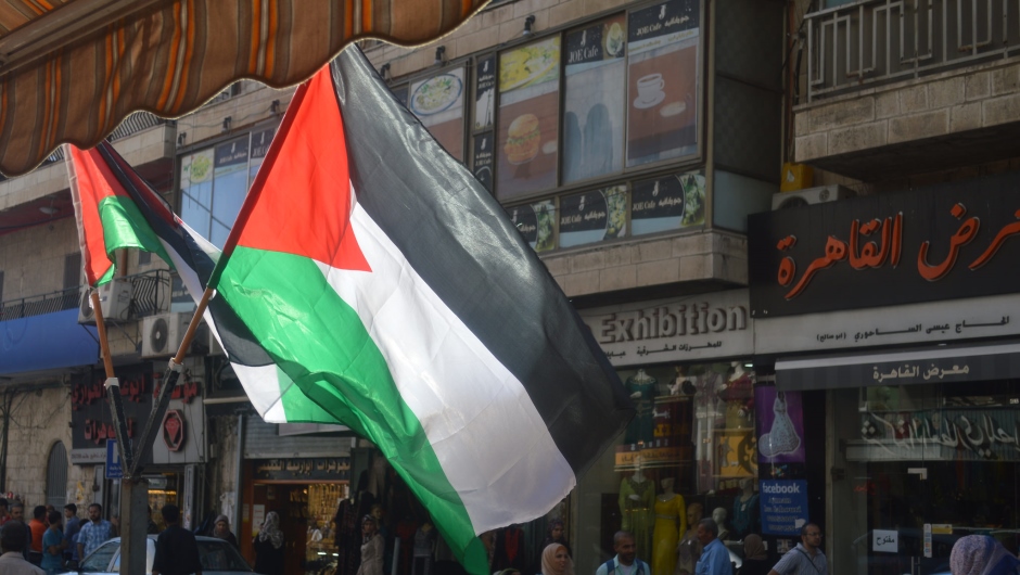 Palästinensische Flaggen