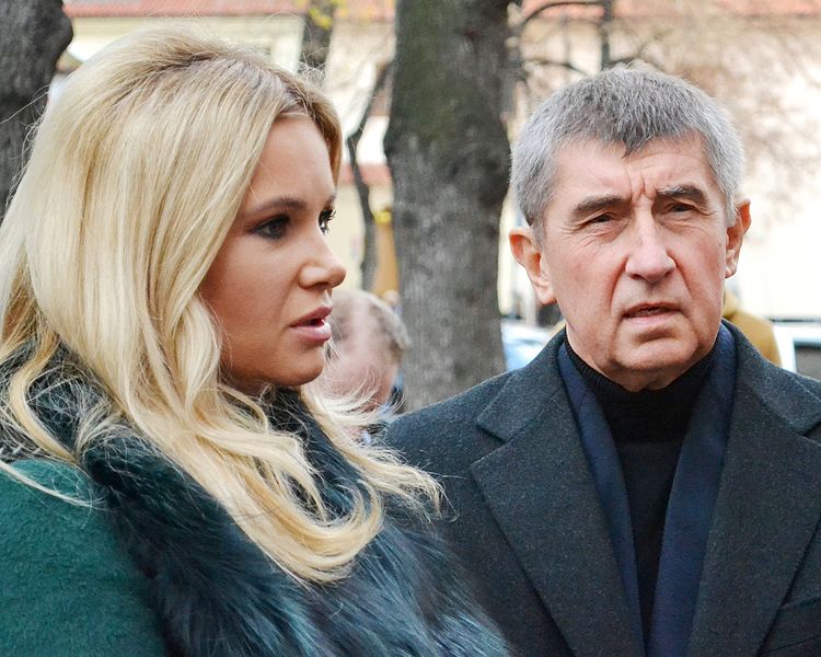 Andrej Babiš und Frau Monika Babišová.