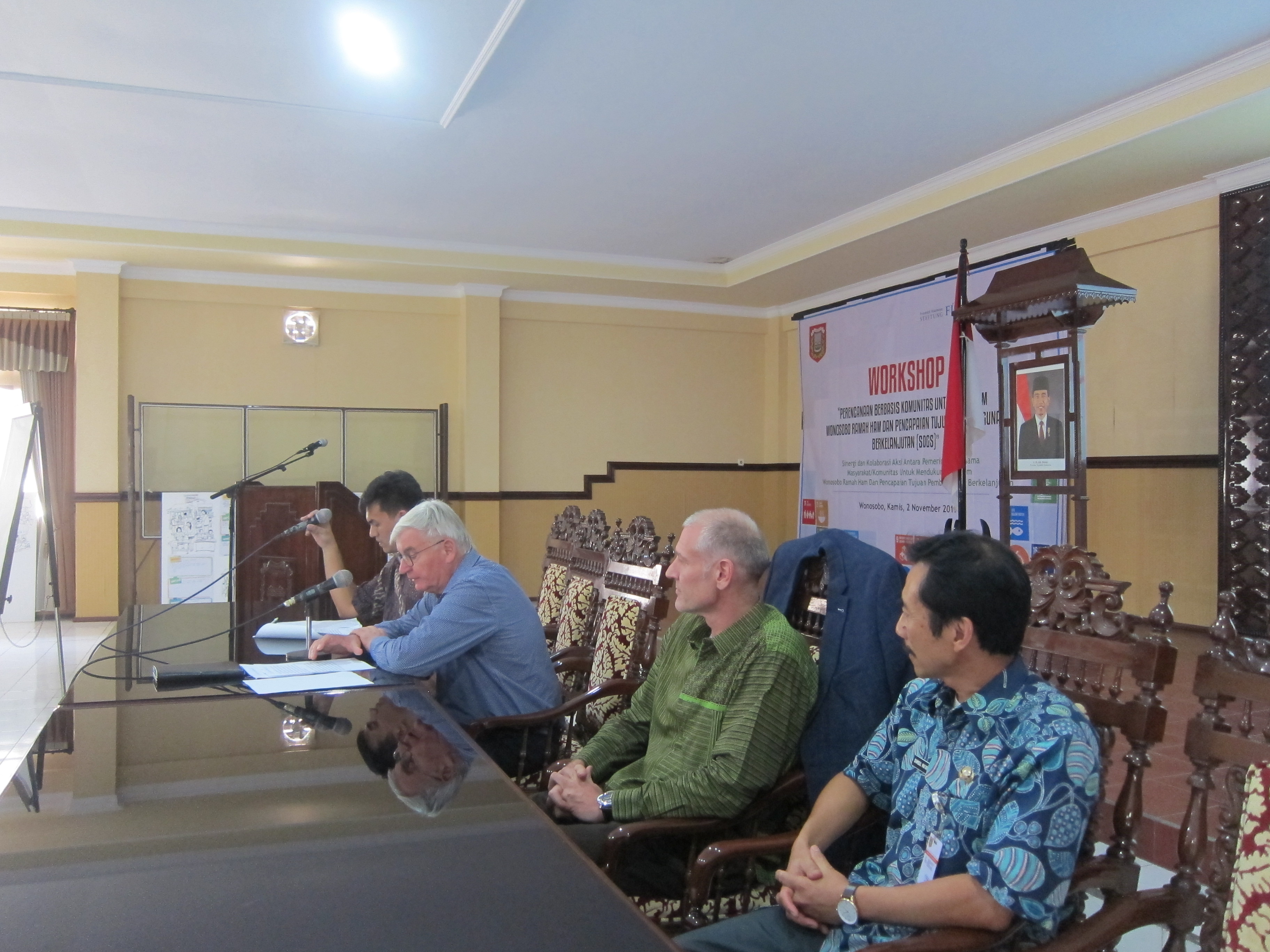 Kunjungan Ketua Yaysan FNF, Wonosobo, Prof. Dr. Jürgend Morlok