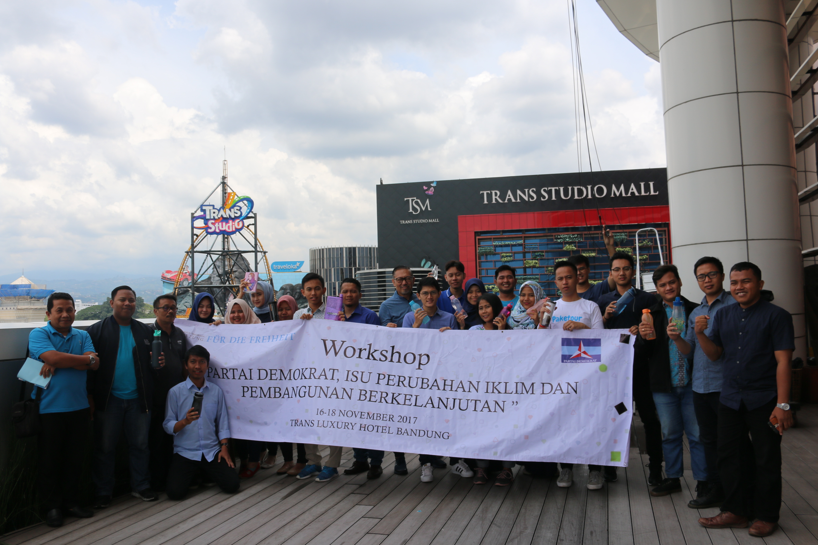 Workshop Demokrat Party on Climate Change and Sustainable Development, Trans Luxury Hotel - Bandung, 16-18 November 2017
