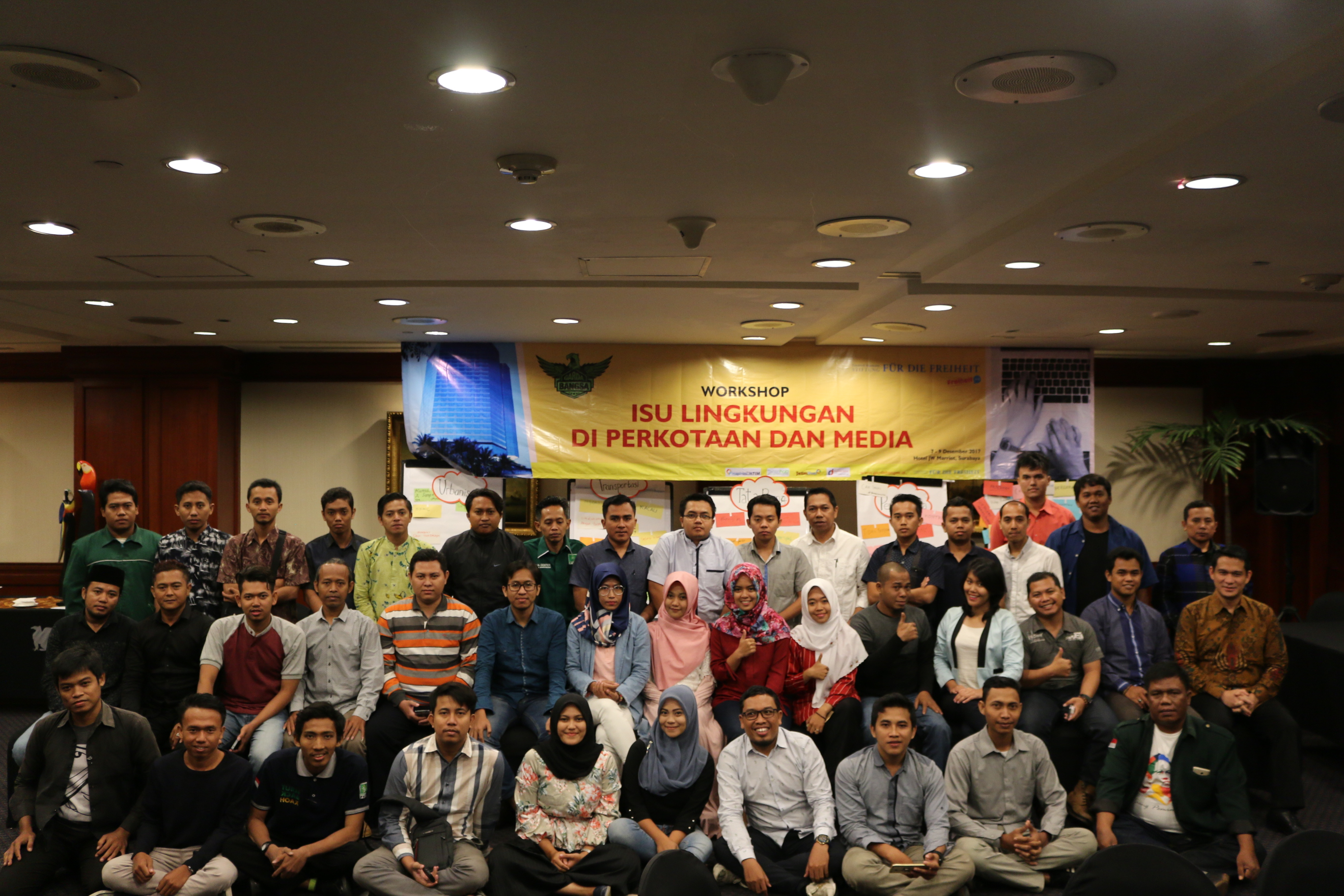 Workshop on Media’s Role in Articulating Environmental Issues in Cities, JW Marriott Hotel - Surabaya, 7-9 Desember 2017