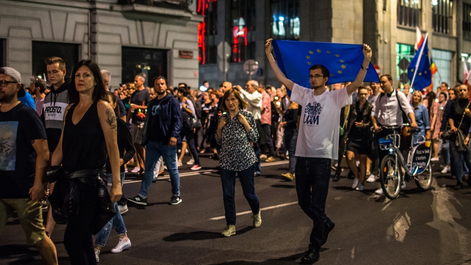 Proteste gegen Justizreform im Juli 2017