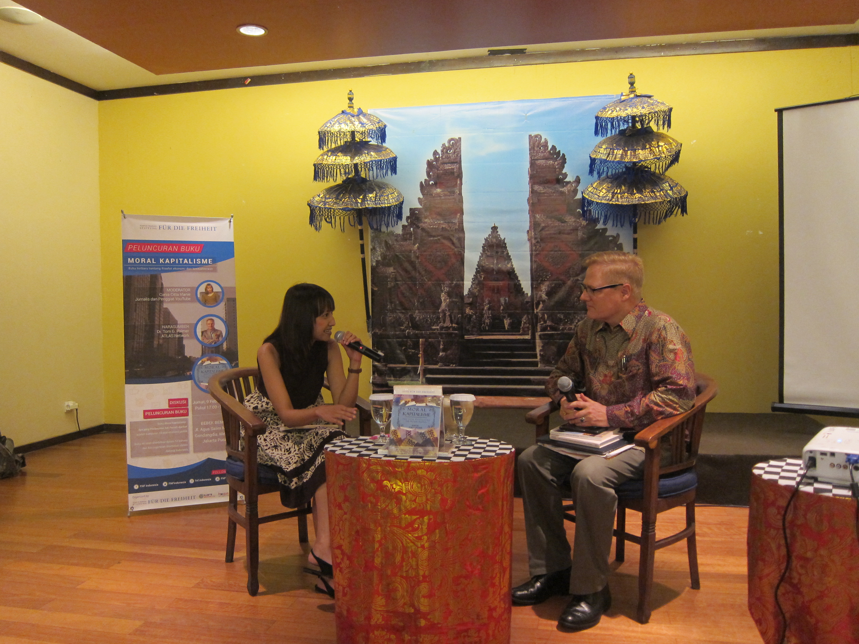 Moderator Cania Cittar Irlanie dan Tom Palmer
