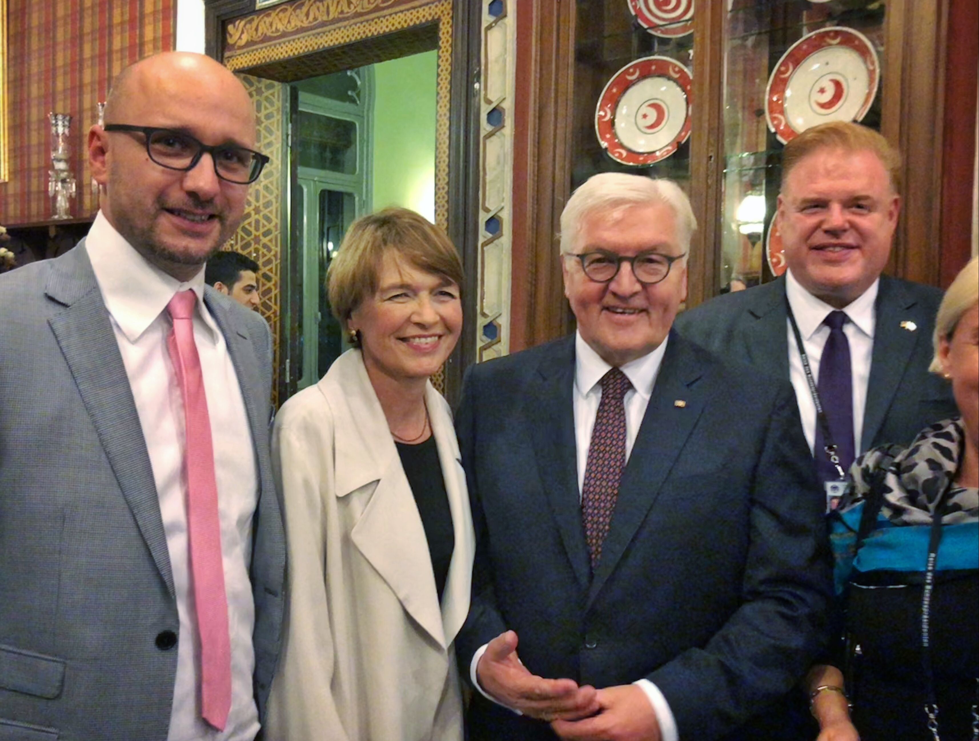 Dirk Kunze, Frank-Walter Steinmeier und Ulrich Niemann