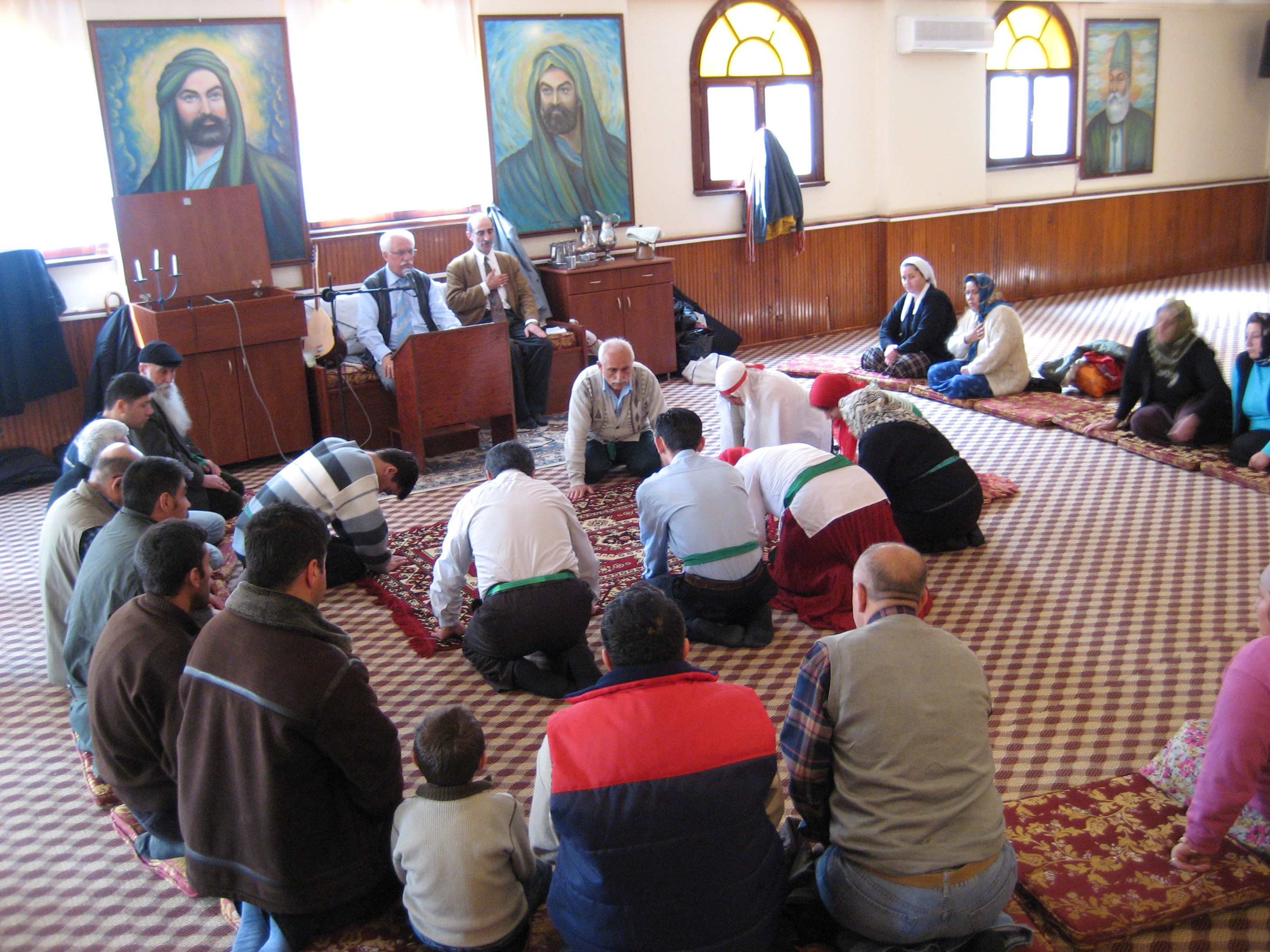 Cem-Ritual, Karacaahmet Sultan Cemevi, Üsküdar -- İstanbul 