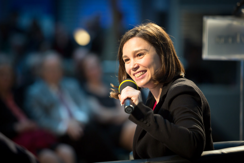 Zhanna Nemzowa auf dem Titelbild der liberal