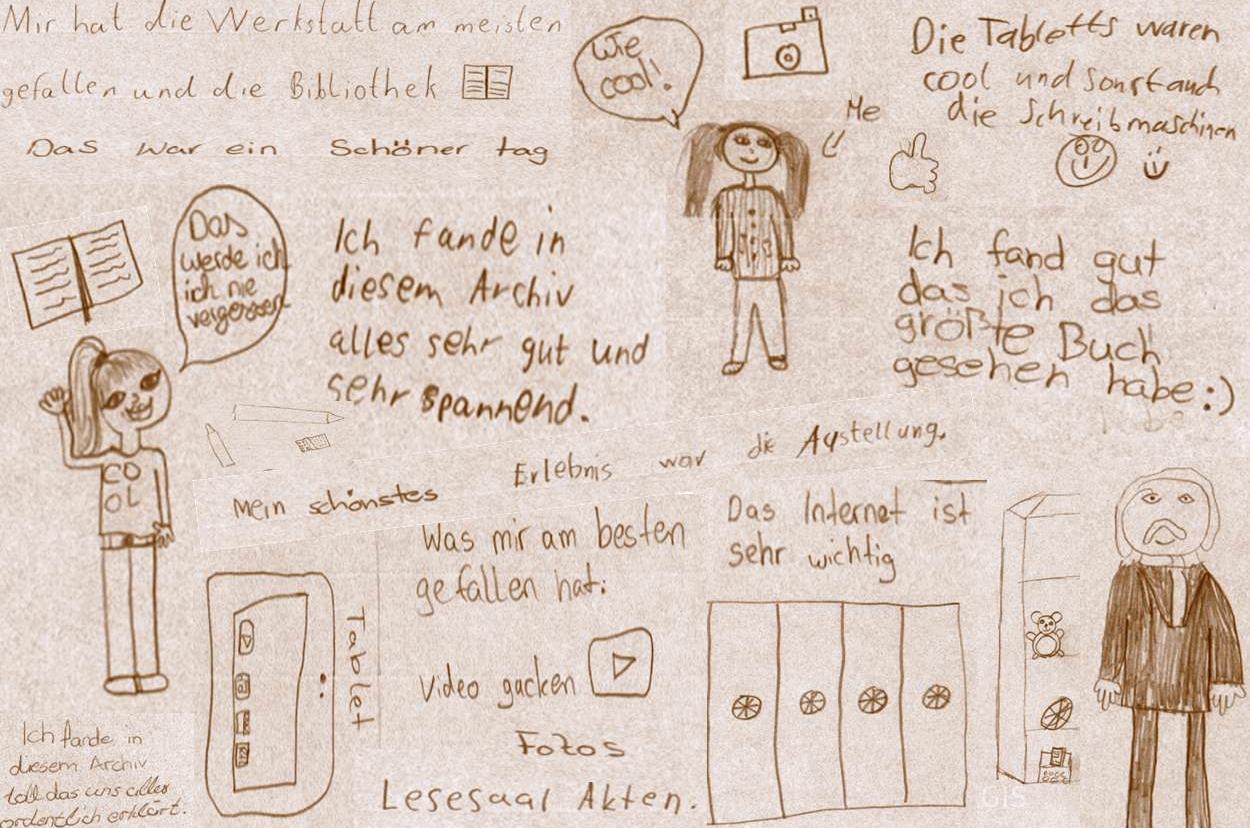 Eindrücke der Grundschüler in Wort und Bild
