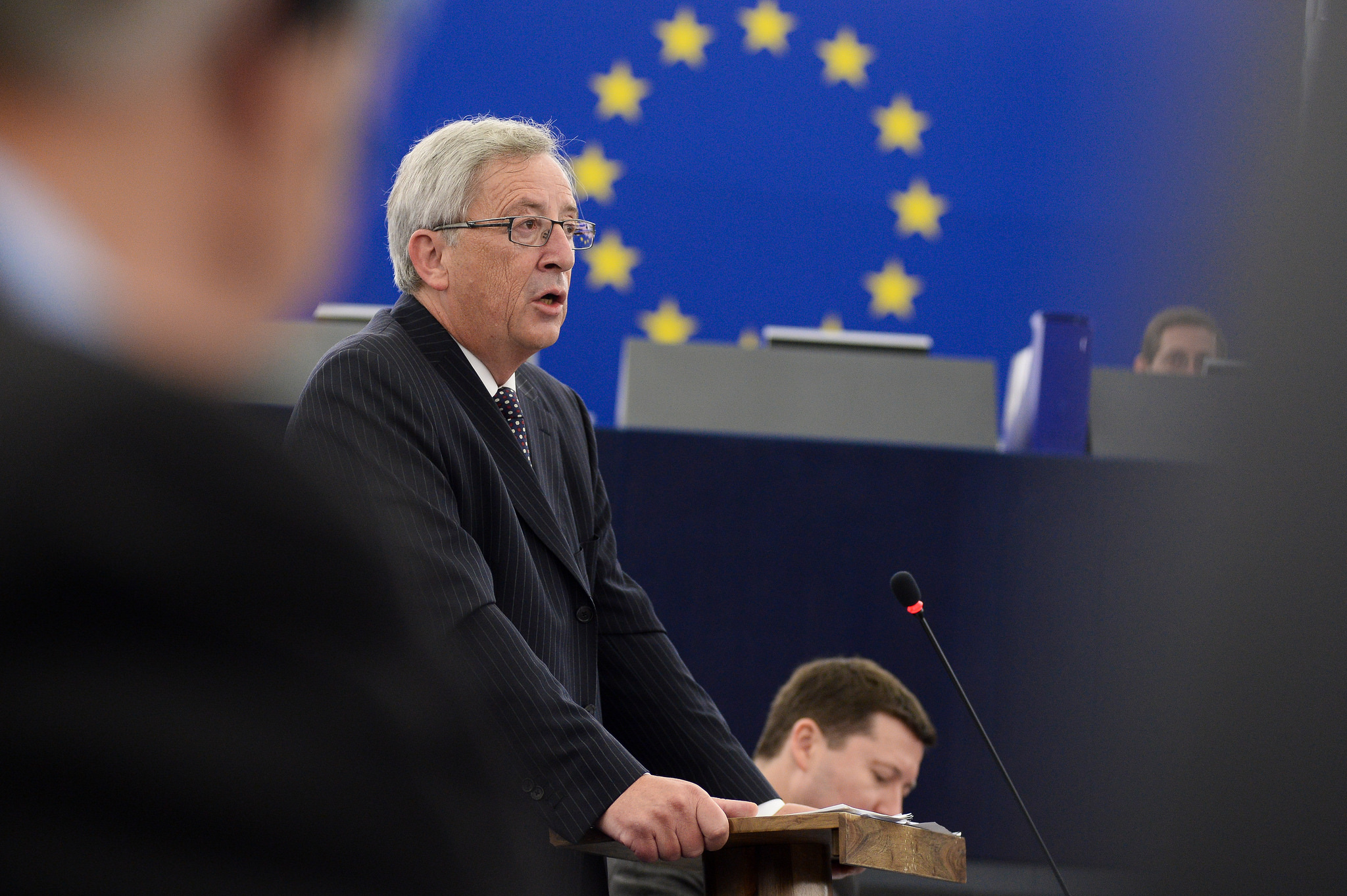 Jean-Claude Juncker vor dem EU-Parlament