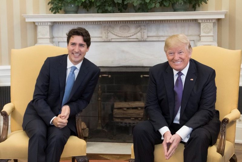 Justin Trudeau und Donald Trump