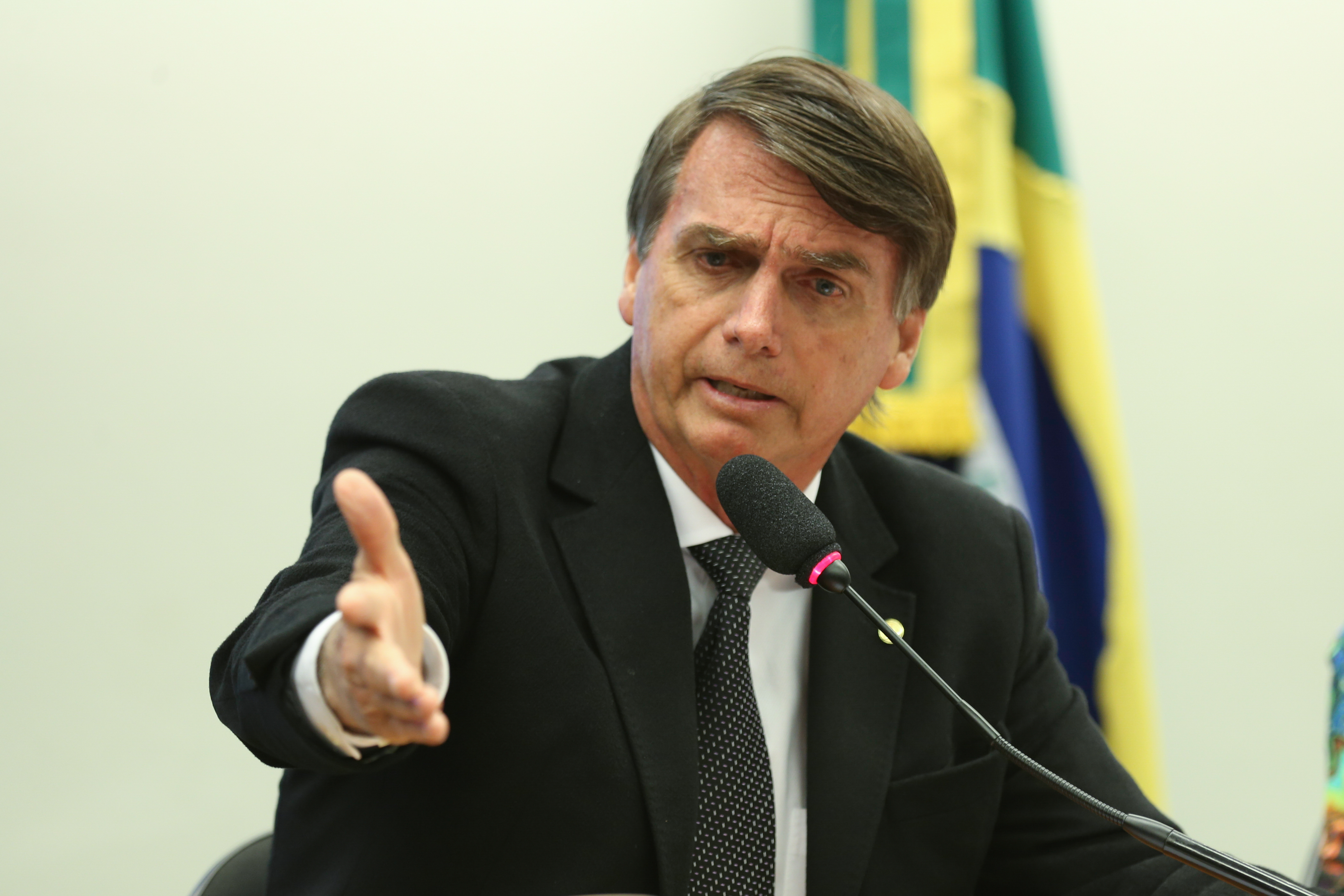 Jair Bolsonaro, der rechtspopulistische Kandidat für das Amt des brasilianischen Präsidenten