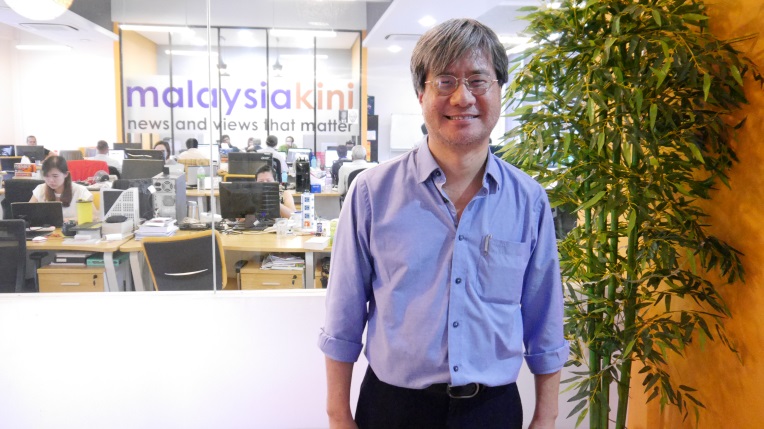 Einsatz für die Pressefreiheit. Steven Gan, einer der Gründer von Malaysiakini.