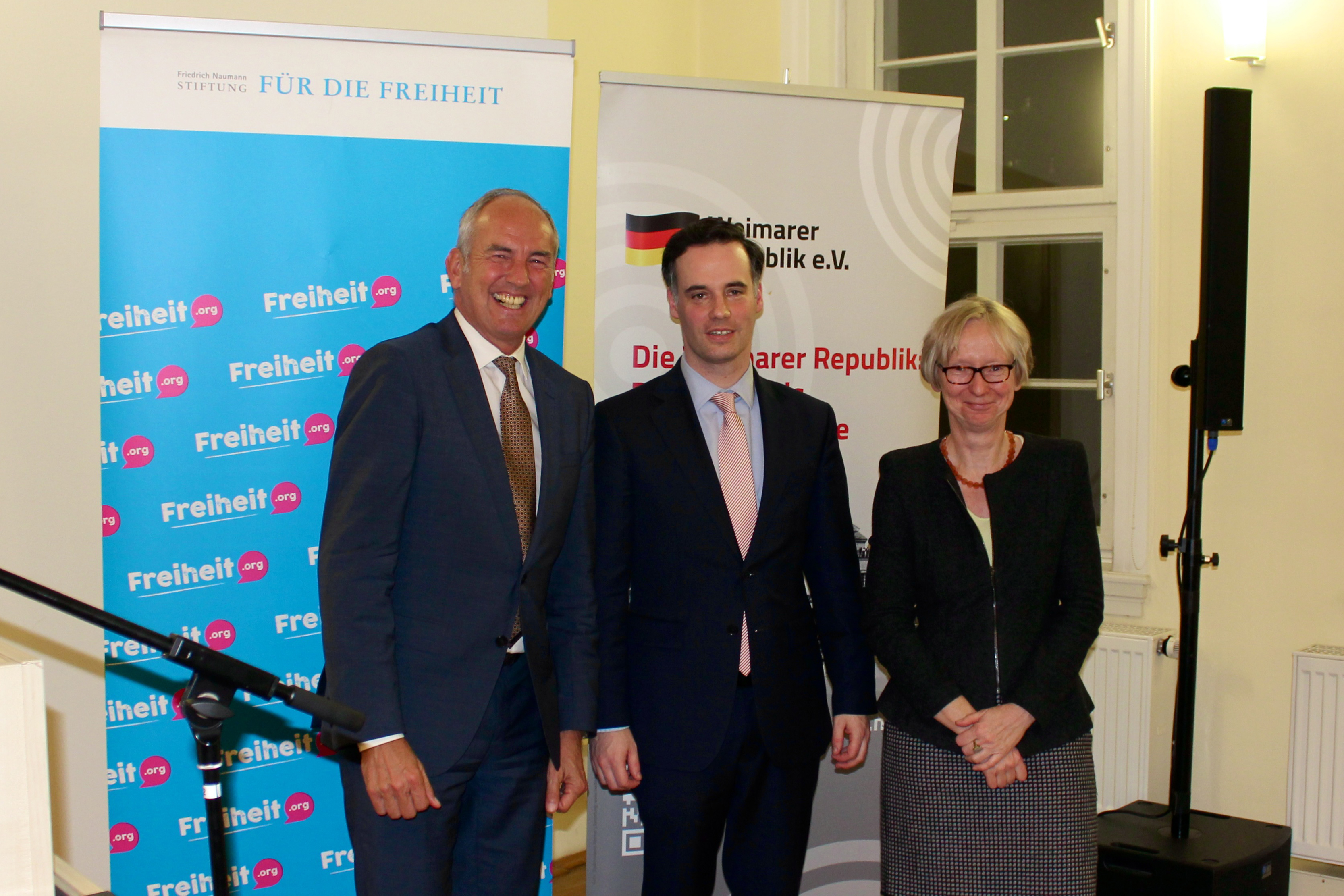 WEK-Preisverleihung: Joachim Scholtyseck, Matthias Oppermann, Anne Christine Nagel