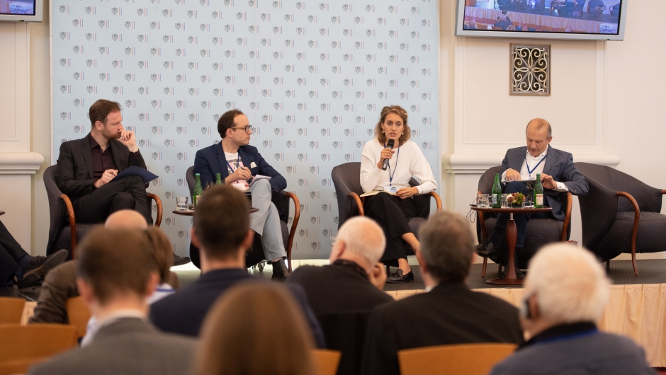 Boris Nemtsov Forum 2018 Greg Yudin, Julius von Freytag-Loringhoven, Flavia Kleiner and Sergey Aleksashenko