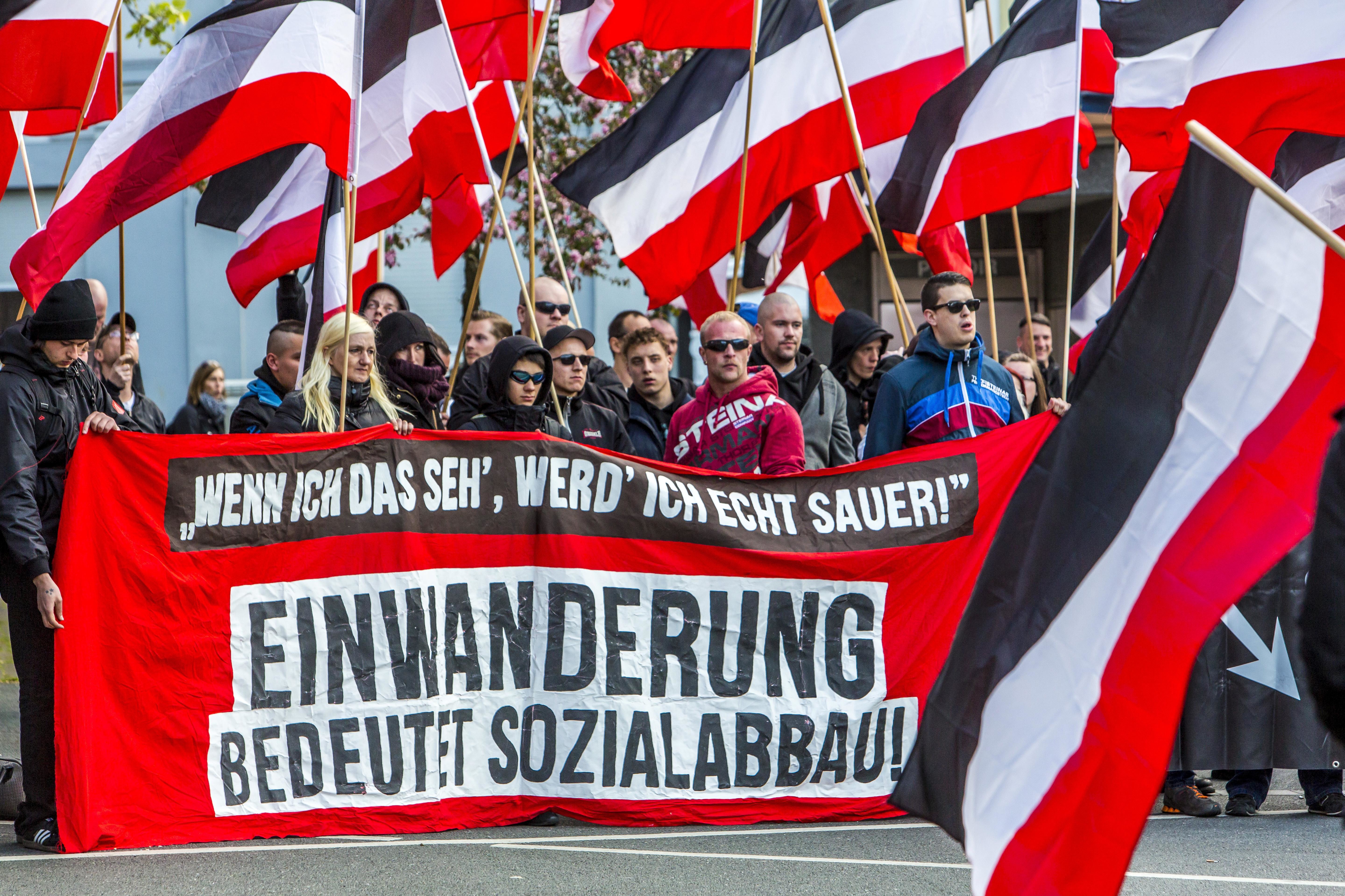 Fremdenfeindliche Demonstration 