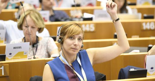 Jasna Gabrič, Vizepräsidentin der ALDE-Fraktion im Ausschuss der Regionen wurde von der City Mayors Foundation 
