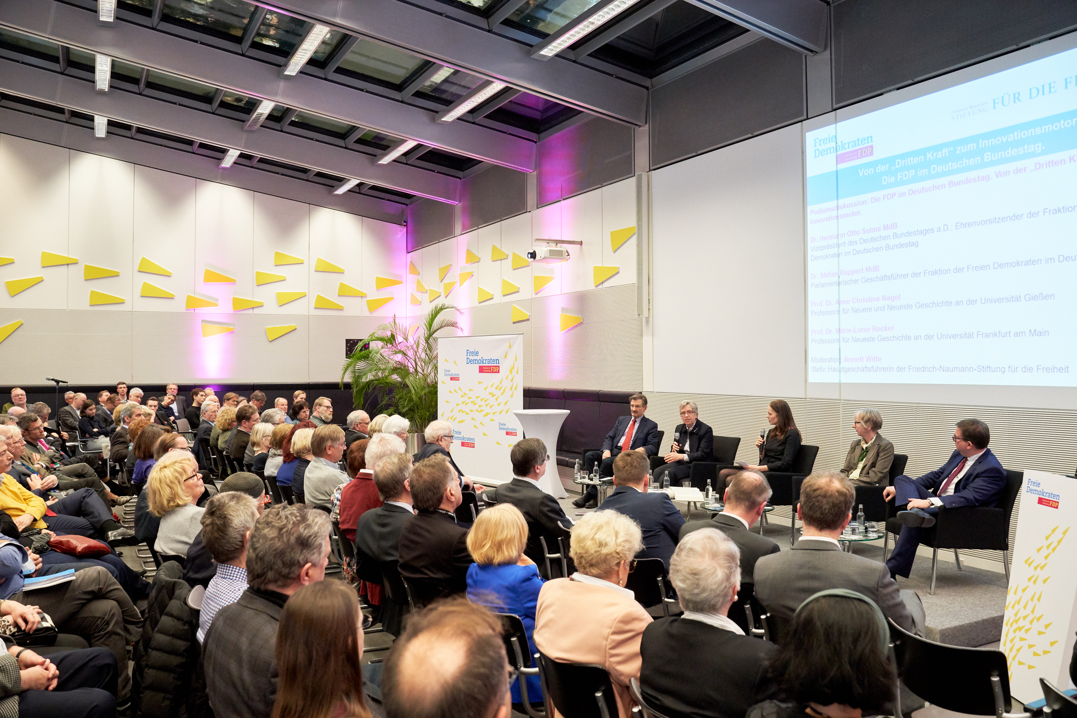 Veranstaltung im Fraktionssaal der Freien Demokraten