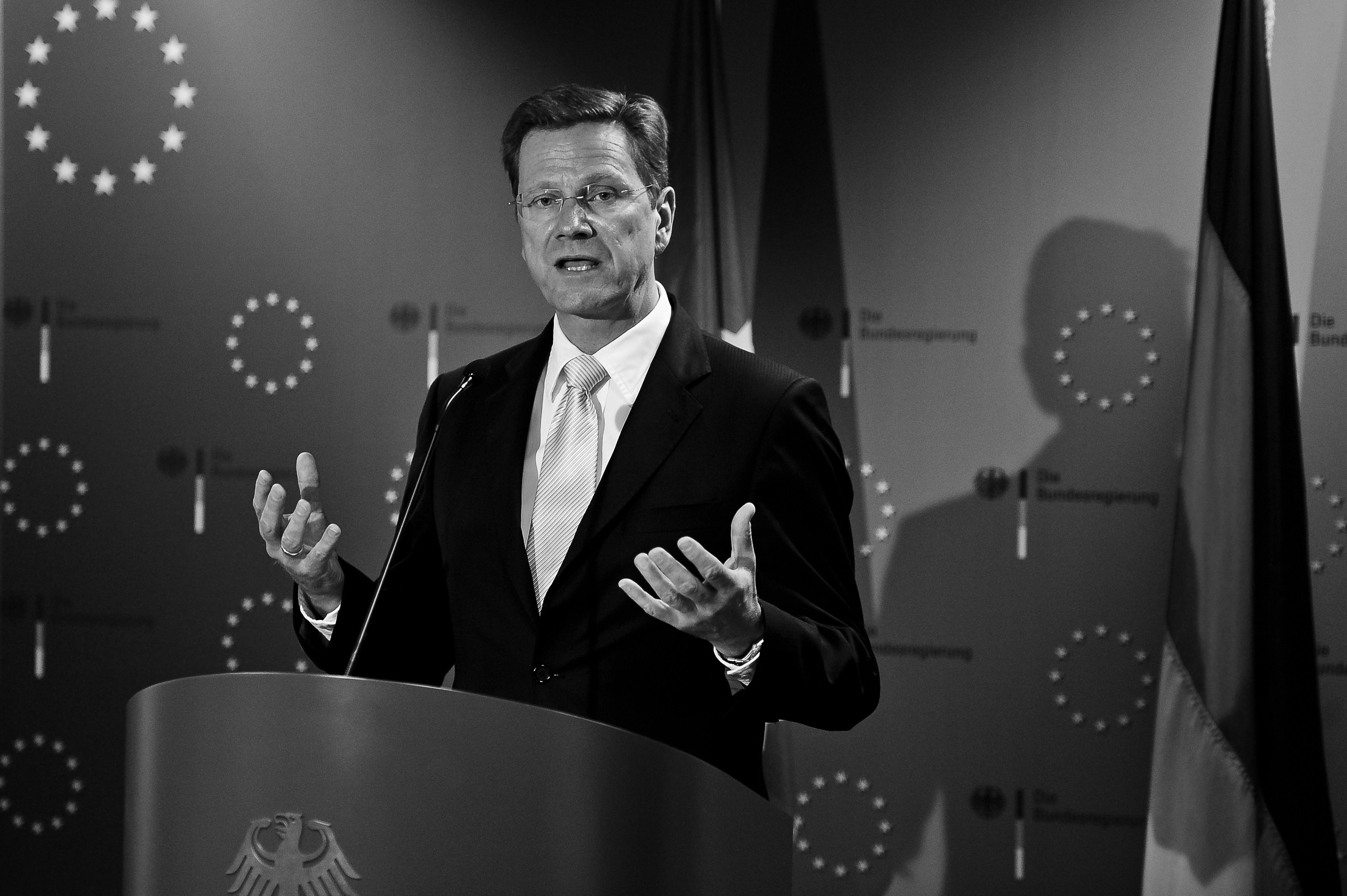 Guido Westerwelle in Brüssel 2011.