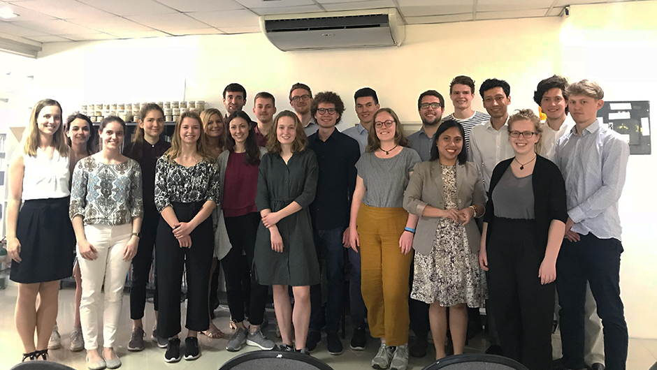 Students from Germany visited FNF Philippines