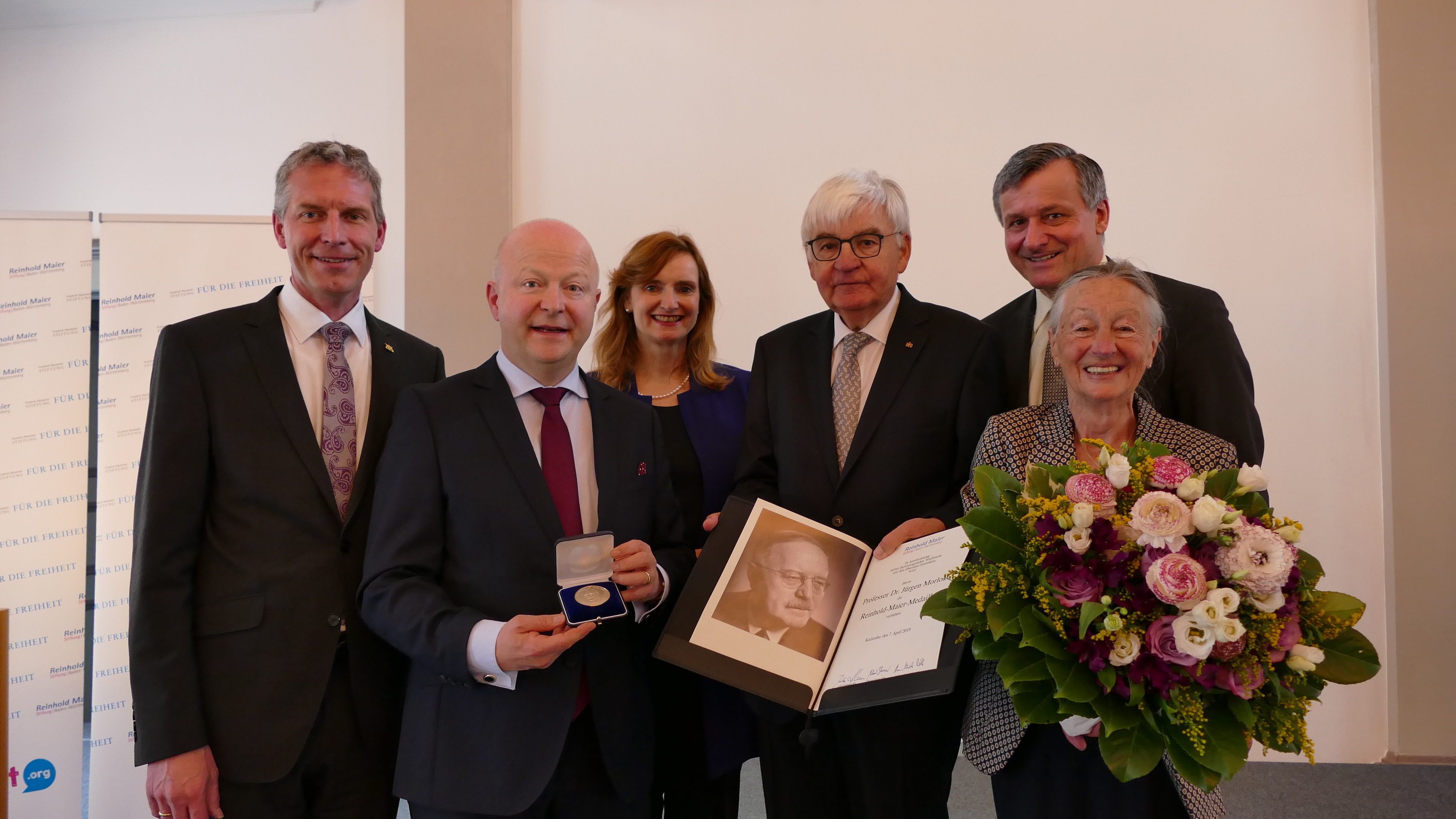 Verleihung der Reinhold-Maier-Medaille