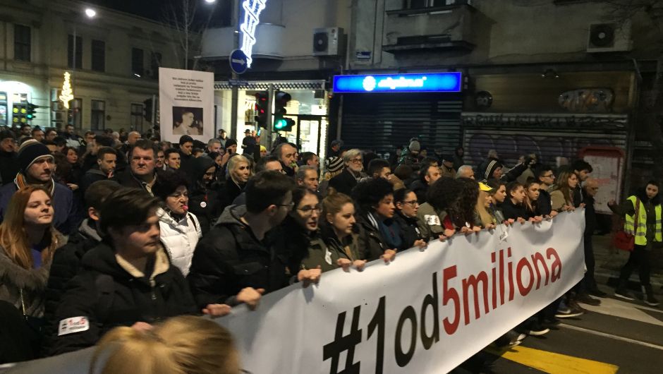 Proteste in Serbien 2019