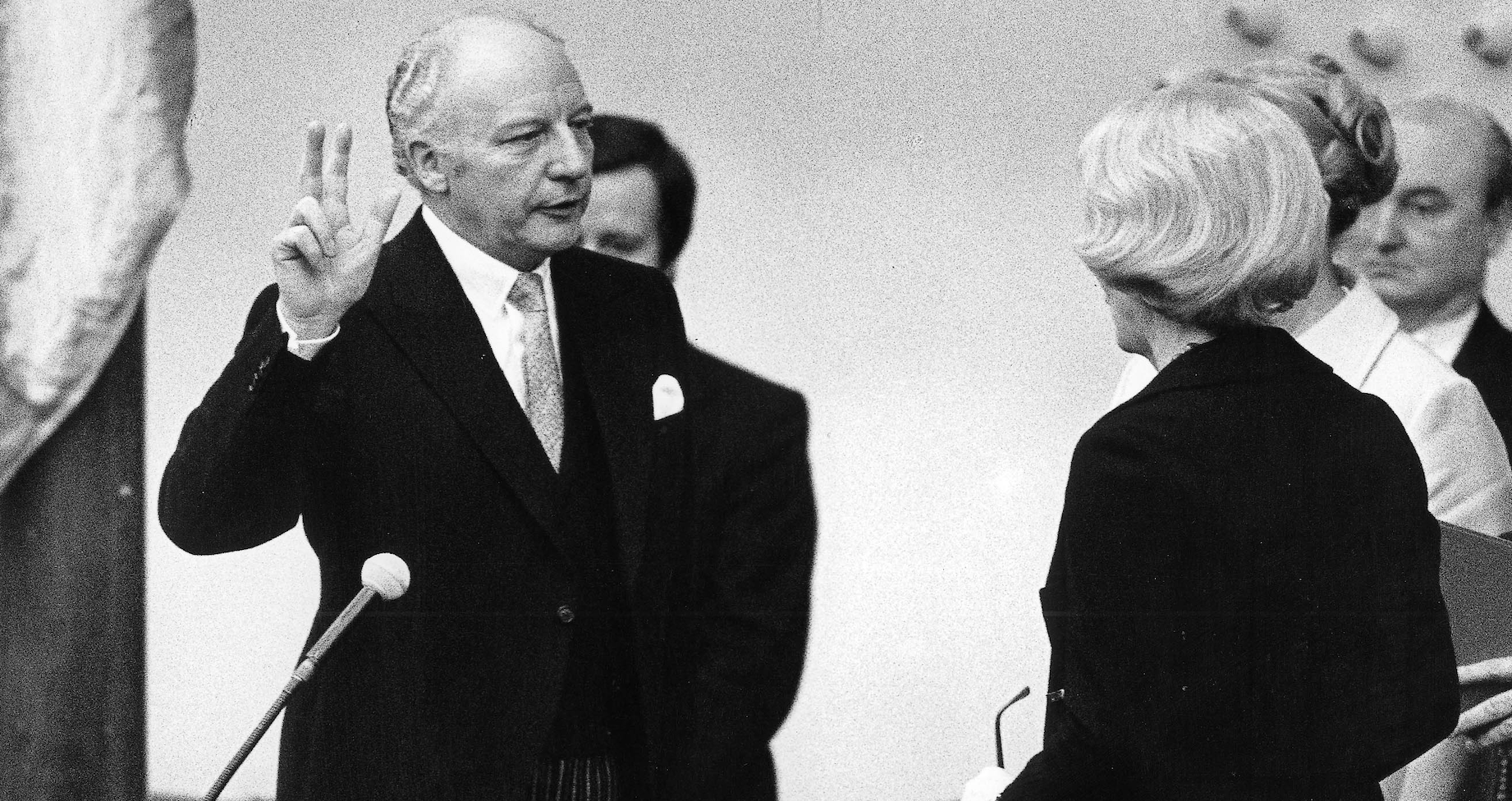 Walter Scheel Vereidigung