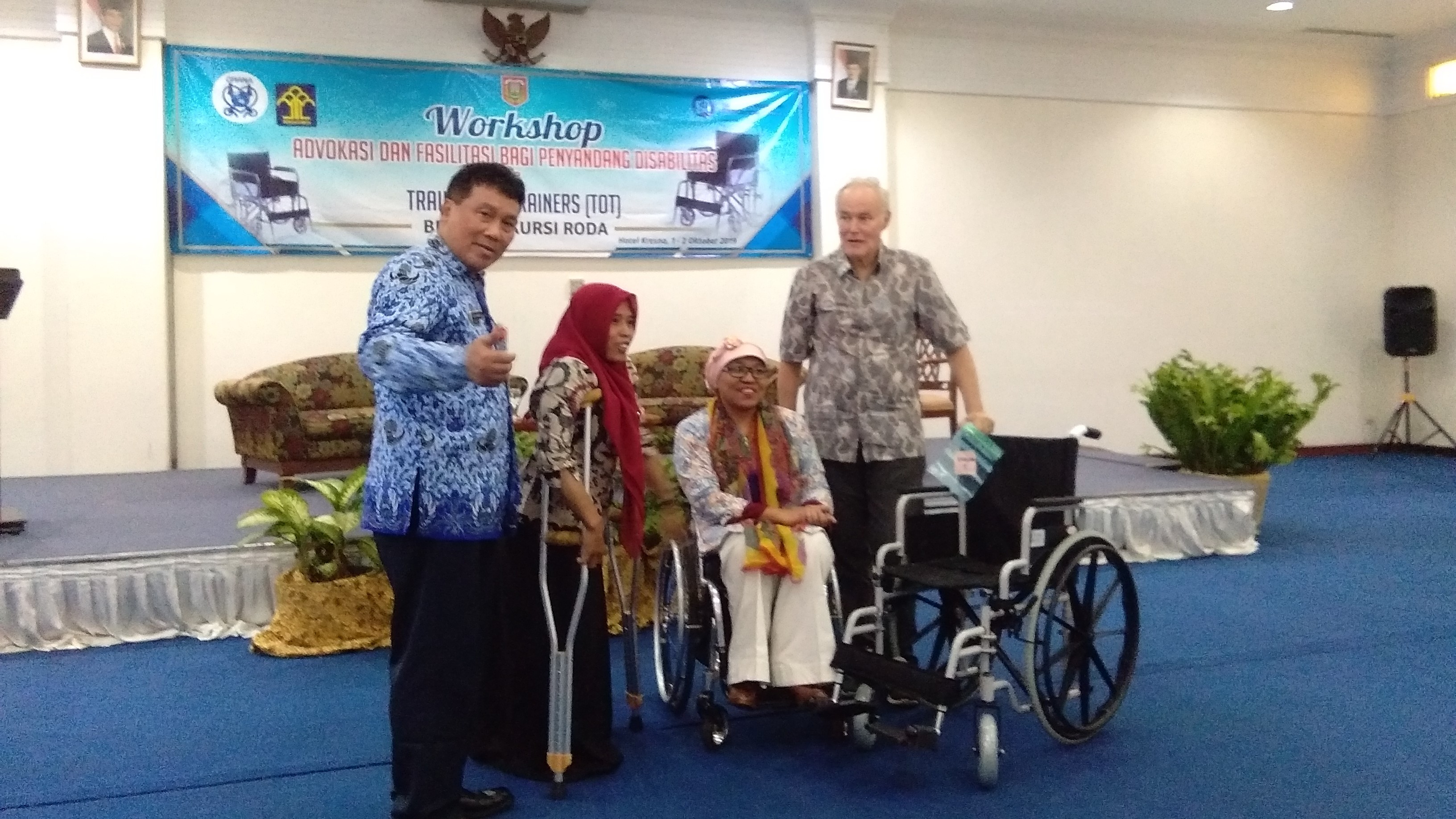 Lokakarya Advokasi dan Fasilitasi Bagi Lokakarya Advokasi dan Fasilitasi Bagi Penyandang Disabilitas, Wonosobo, 1-2 Oktober 2019Penyandang Disabilitas.