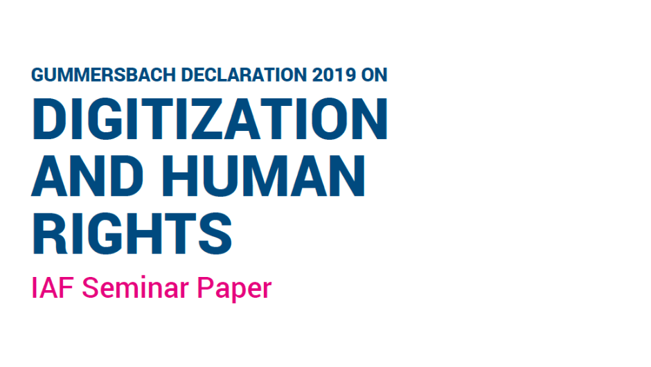 Seminar Paper: Digitization and Human Rights