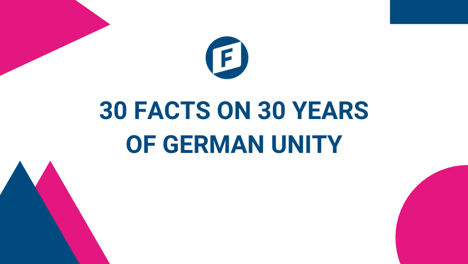 30 Facts on 30 Years of German Unity