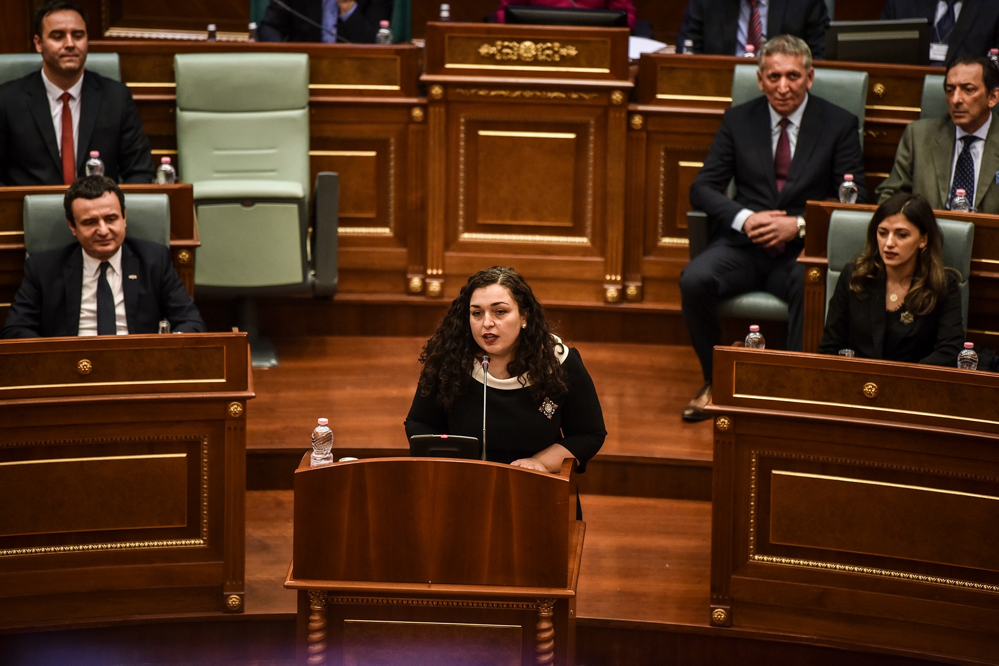 Präsidentin des Kosovo, Frau Osmani
