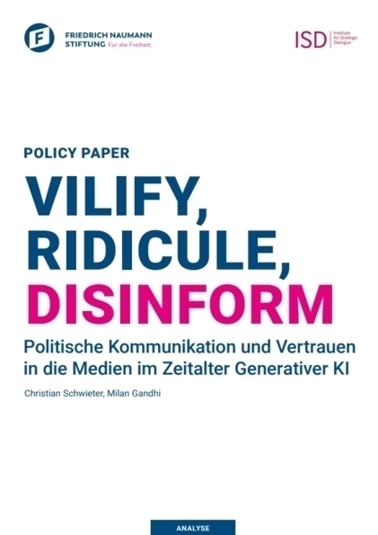 Vilify, Ridicule, Disinform