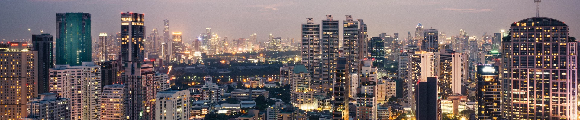 Cityscape of Bangkok Downtown