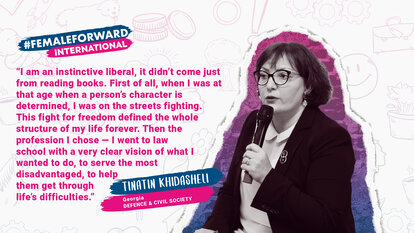 Tinatin Khidasheli quote