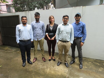 Dhaka office visit by friends from the German Embassy and partner organizations