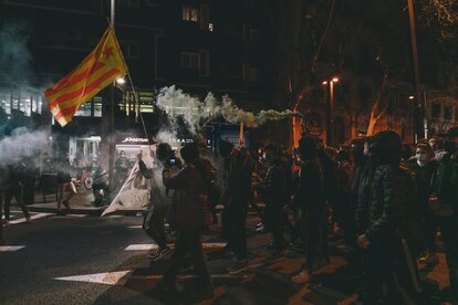 Barcelona riot
