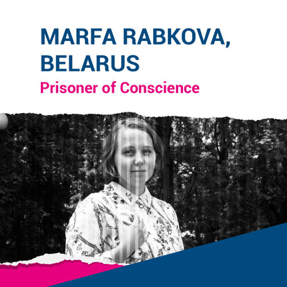 Marfa Rabkova, Belarus