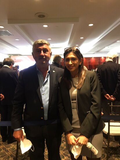 Gerardo Bongiovanni y Zarah Nieto