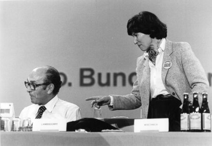 Otto Graf Lambsdorff und Irmgard Adam-Schwaetzer